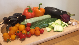 Ratatouille ingredients